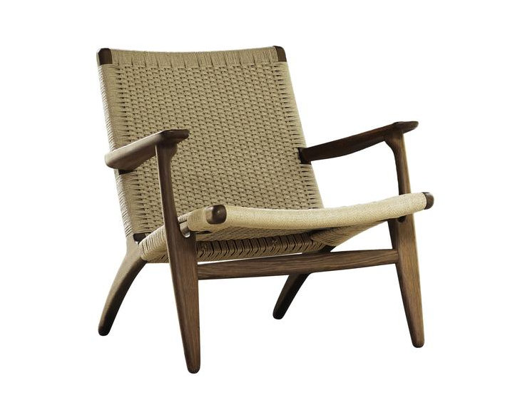 Реплика hans wegner из цельного дерева ch25 Легкий стул для отдыха с помощью бумажного шнура