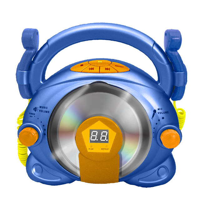 CT-488 детская игрушка портативный караоке музыкальный проигрыватель компакт-дисков с стерео микрофон динамик производитель