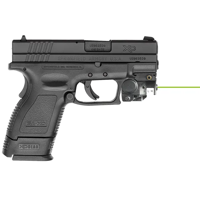 Subcompact pistol mounted 532nm glock 23 glock 17 laser sight