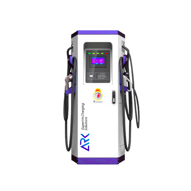 Ark 60 кВт CCS CHAdeMO, двойные разъемы, электронное зарядное устройство с RFID-оплатой и сетевым соединением для системы OCPP Back-office