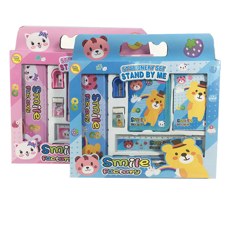 Back to School Promotional Stationery Gift Set School Stationery Set with Pencil case Note Book