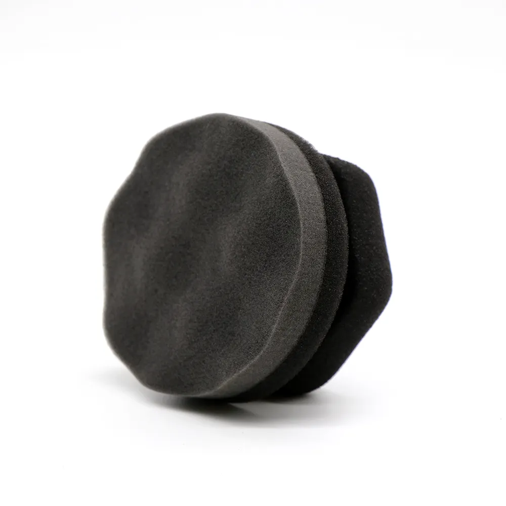 Black Polyester Sponge Hex-Grip Car Care Products Tire Dressing Handle Sponge