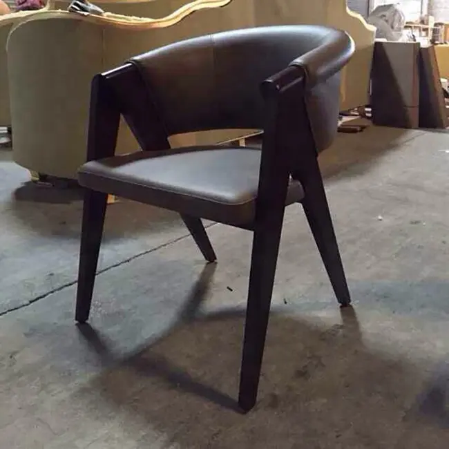 (HSC-41) European style hotel restaurant wooden chair