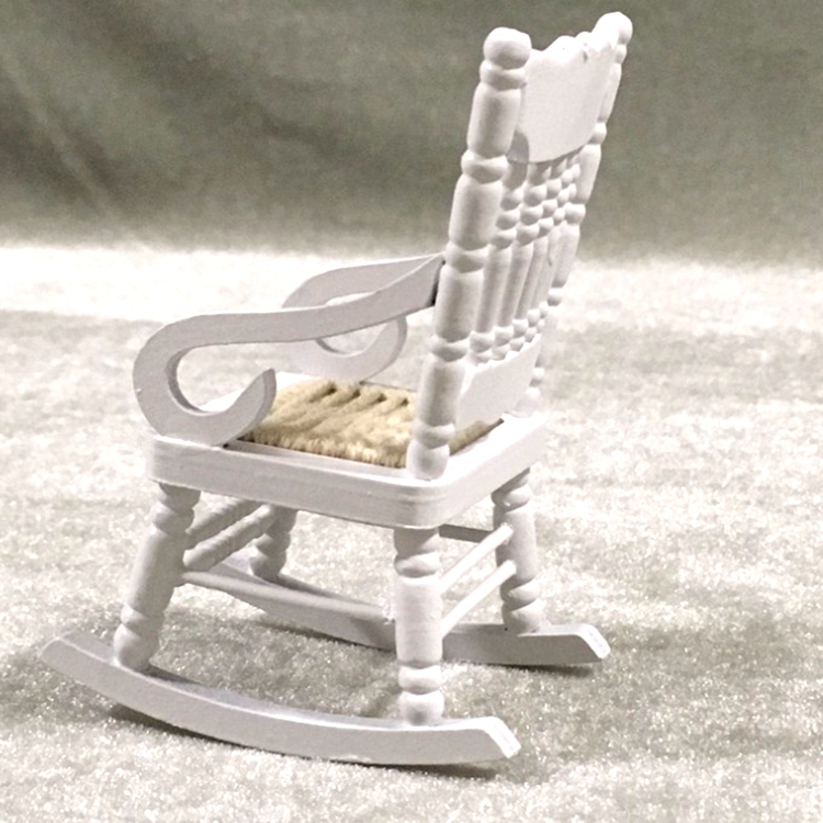 Ранняя развивающая игрушка decorateeco-friendly handmade деревянная мини белая мебель стул игрушка для детей