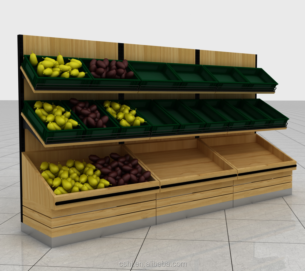 Выставочная полка для продуктов в супермаркете/стойка для фруктов/корзина для фруктов