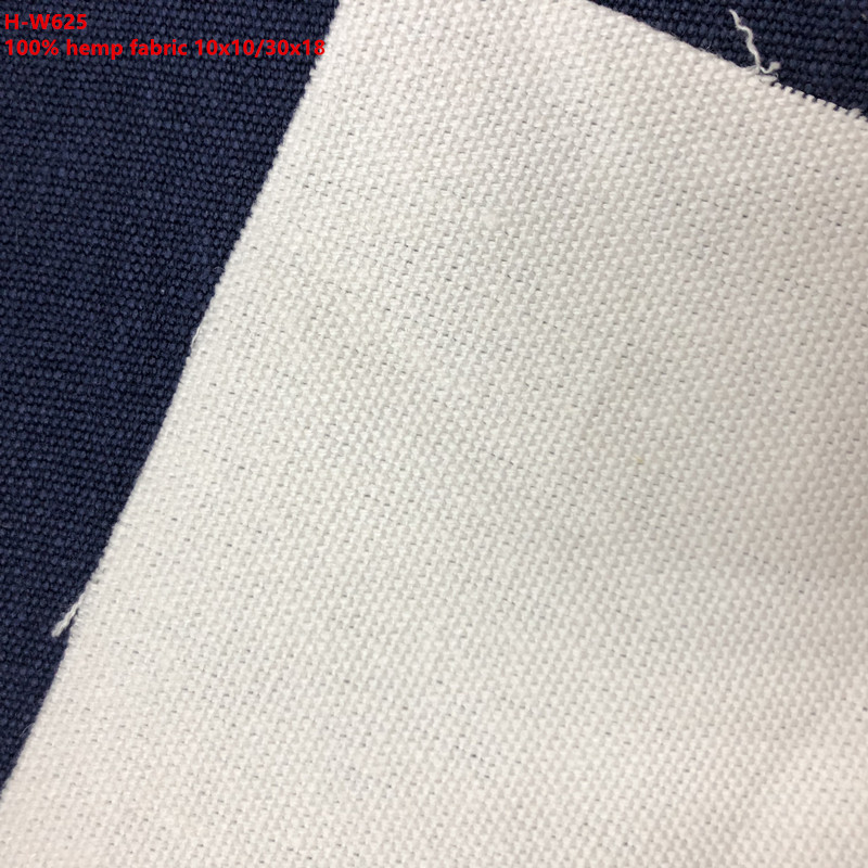 625gsm Washed 100% Hemp Fabric For Shopping Bag , Natural Dyed Hemp Fabric In Stock