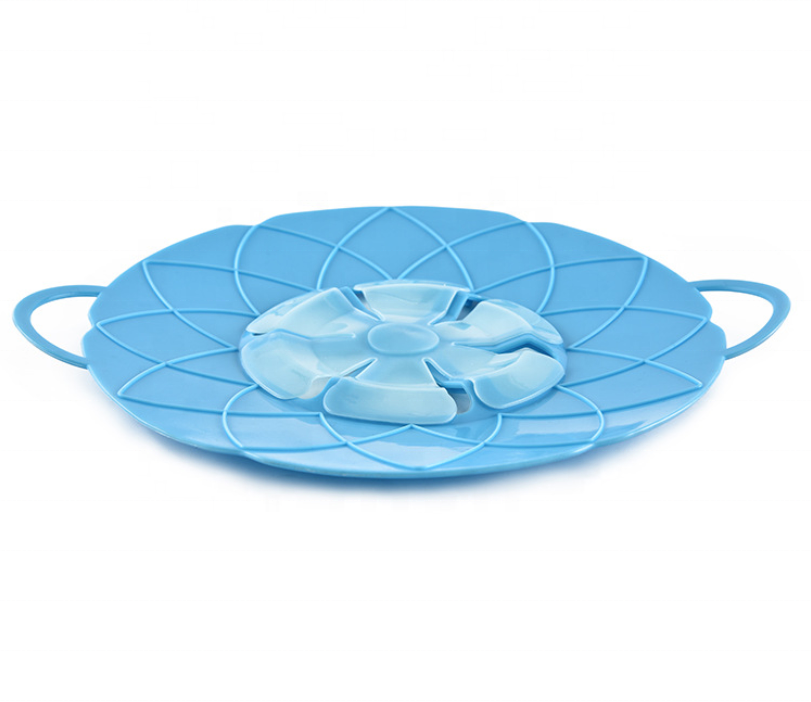 BPA free Dustproof silicone steaming lid Food Safe Pot Cover