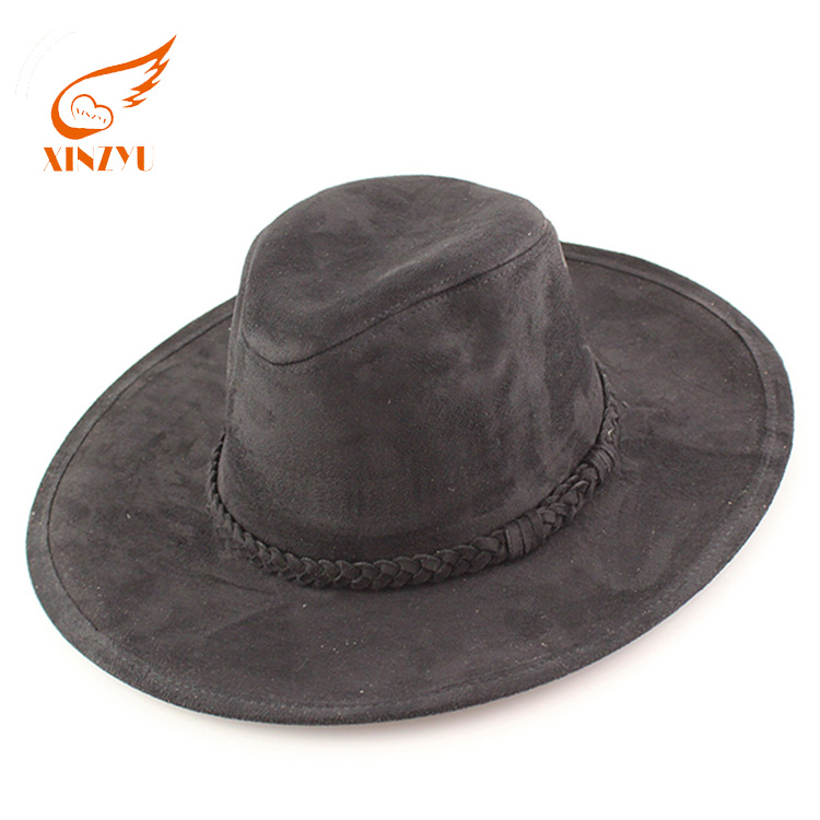 Custom design your own cowboy hat black hard pattern cowboy hat blanks