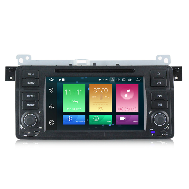 MEKEDE PX5 7 "1DIN Android 8,0 Octa Core автомобиля Студгородок Абитуриентам мультимедиа плеер для BMW E46 M3 с Fakra глобальной системой спутника обнаружения местоположения теплоотвода/Автомобильный DVD плеер