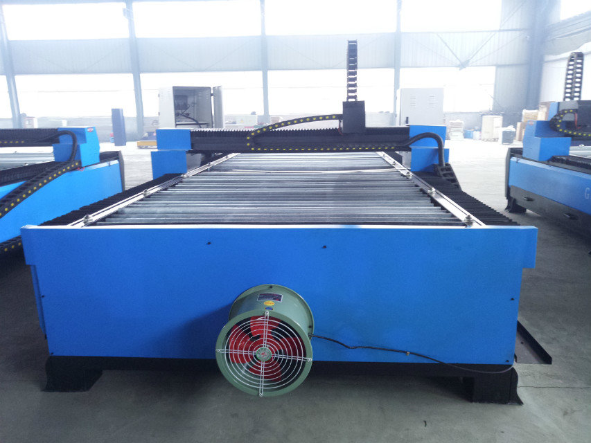 Automatic duct CNC table plasma metal plate cutter cutting ventilation fabrication machine