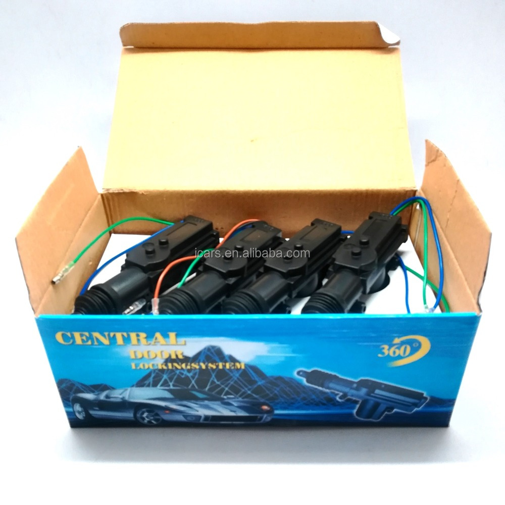 Car Central Lock System, 4 Motors Pack, Car Engine Door Lock System, Accessories