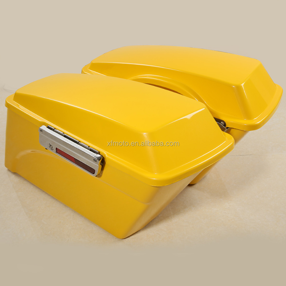 TCMT для Touring Saddlebag XF111508-Y яркие желтые сумки и ключи подходят для Touring Road Glide King 1994-2013 12
