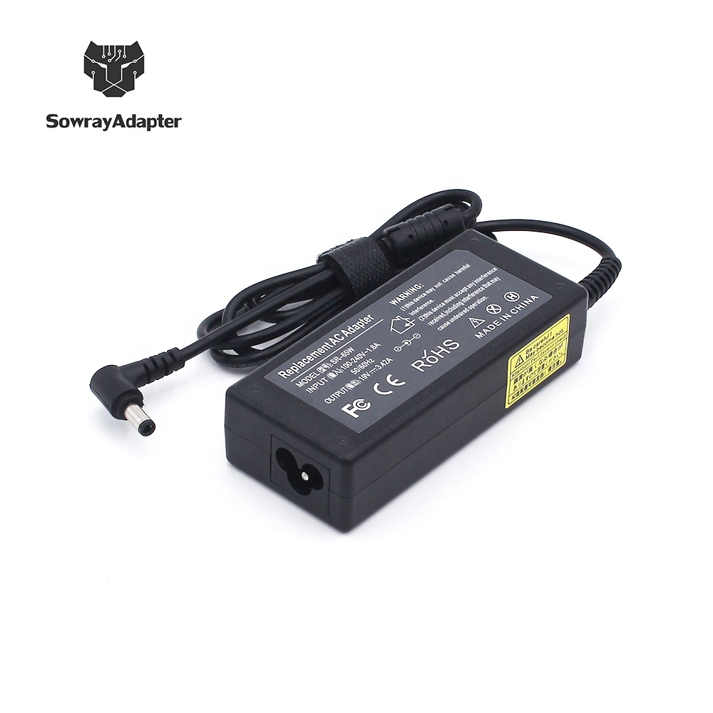 65W 19V 3.42A 5,5*2,5 адаптер питания для ноутбука Asus Acer Toshiba HP Dell Lenovo ноутбука Samsung