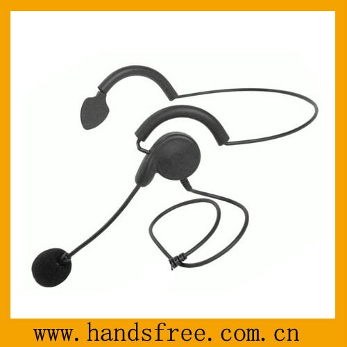 Шлемофон центра телефонного обслуживания Backband односторонний с вращанным mic