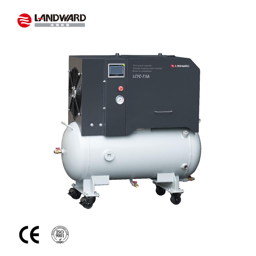oil injected screw air compressor silent air kompressor low pressure screw compressor