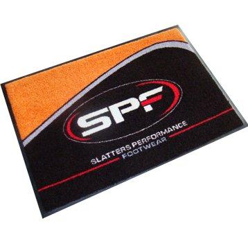 Washable logo Mat nylon material with rubber backing door mats