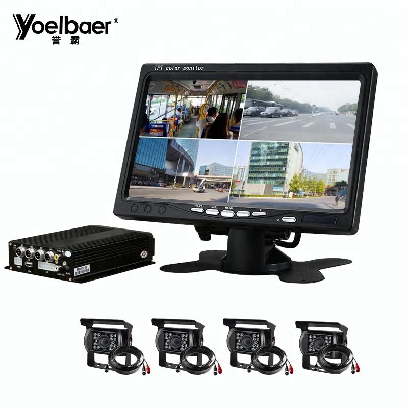 4CH 720P Мобильный DVR Поддержка 3G 4G WiFi GPS MDVR с автомобилем/автобусом/грузовиком/транспортными средствами камера рекордер Водонепроницаемый