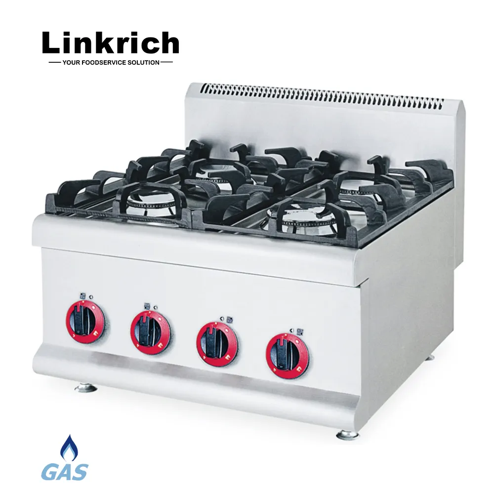 LPG Gas Range/Counter Top Stainless Steel Gas Cooker/Stainless Steel Gas Stove