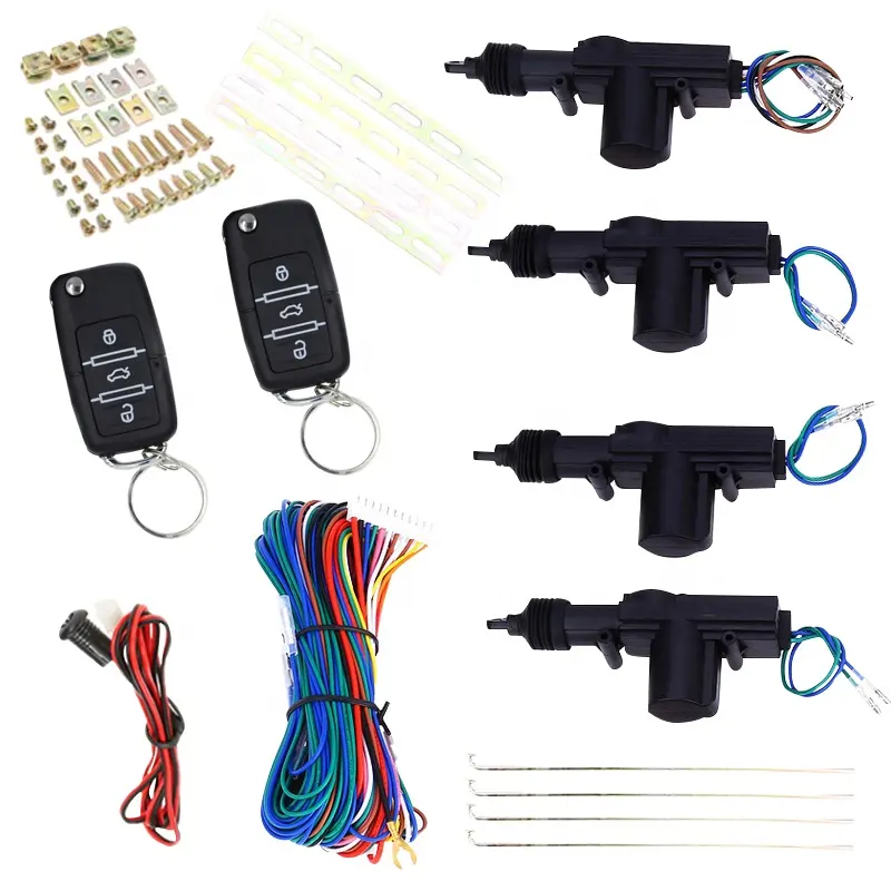 Professional manufacturer OEM DC12V/24V car remote center lock with super long life actuator cheap car dor central lock system