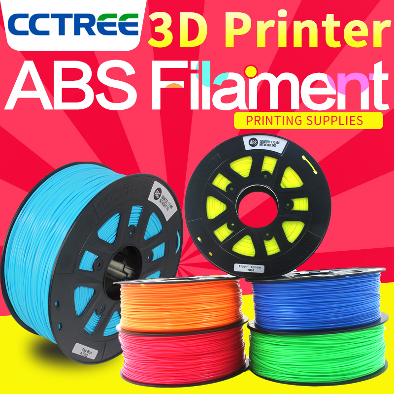 CCTREE 3D Принтер ABS нить 100% без засорения 100% без запаха лучшая нить для вашего 3D принтера напрямую с фабрики