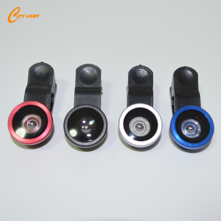 wholesale hot mini clip fish eye lens phone camera lens custom logo