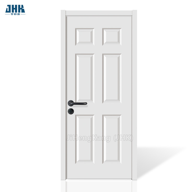 JHK-006 6 Панель твердый сердечник белый праймер MDF HDF кухня Межкомнатная дверь