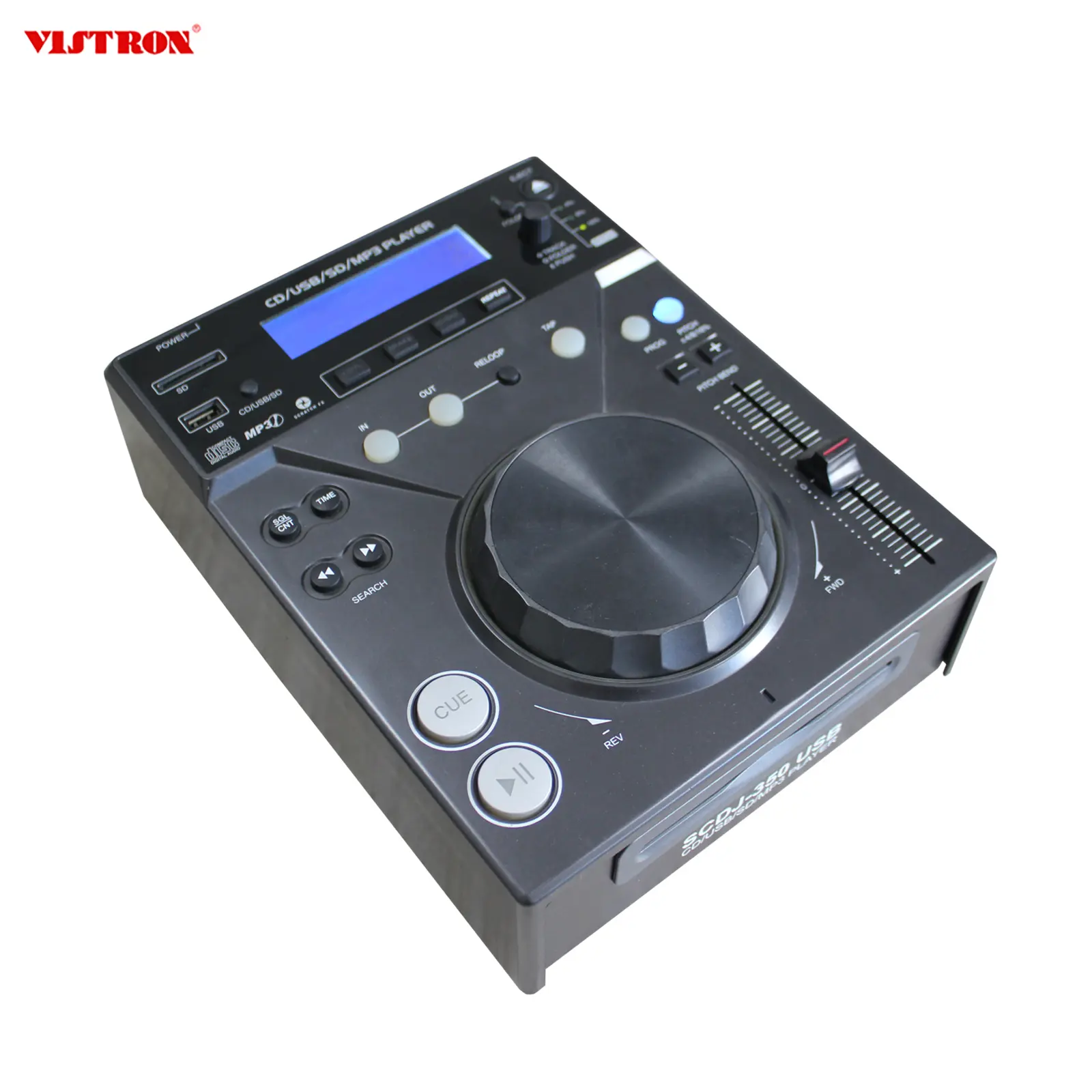 CE Standard CD/USB/SD DJ mixer player SCDJ-350USB