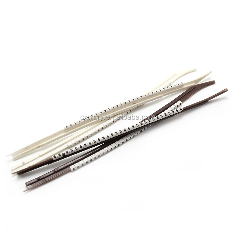 0.75mm2-6mm2 арабскими цифрами м тип CAT 6 Клип Сеть Ethernet провод этикетка трубки Кабель маркер