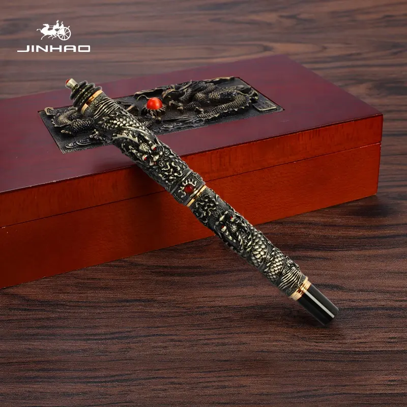 Jinhao Dragon series9991 Luxury Business Gift Promotional Metal Fountain Pen