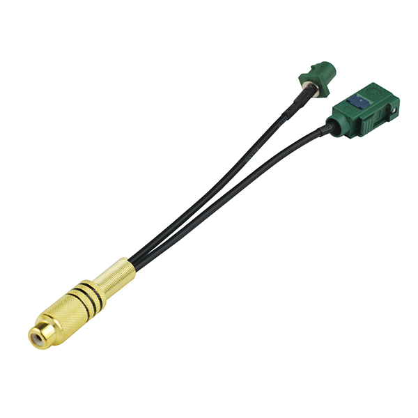 Кабель-адаптер для автомобильной радиоантенны Fakra E Plug and Jack connector к кабелю RCA TV антенный кабель