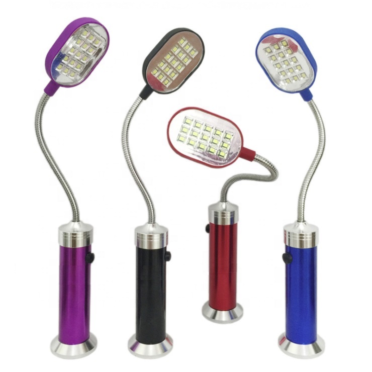 Супер яркий 15 SMD алюминиевый сплав шланг мини Ночной стол светодиодный свет книги с магнитной