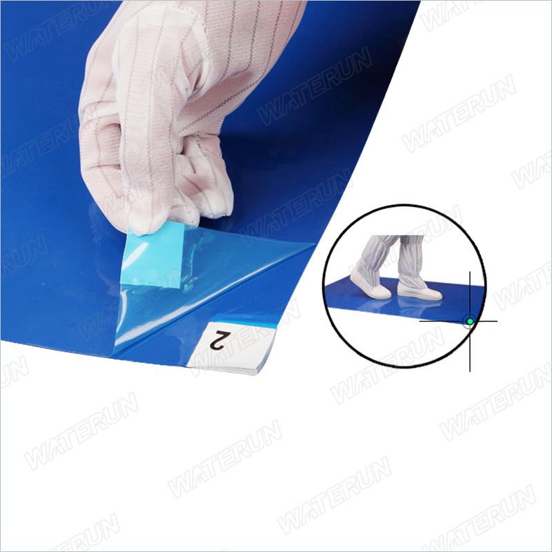 Cleanroom липкий коврик/антистатические одноразовые липкий коврик