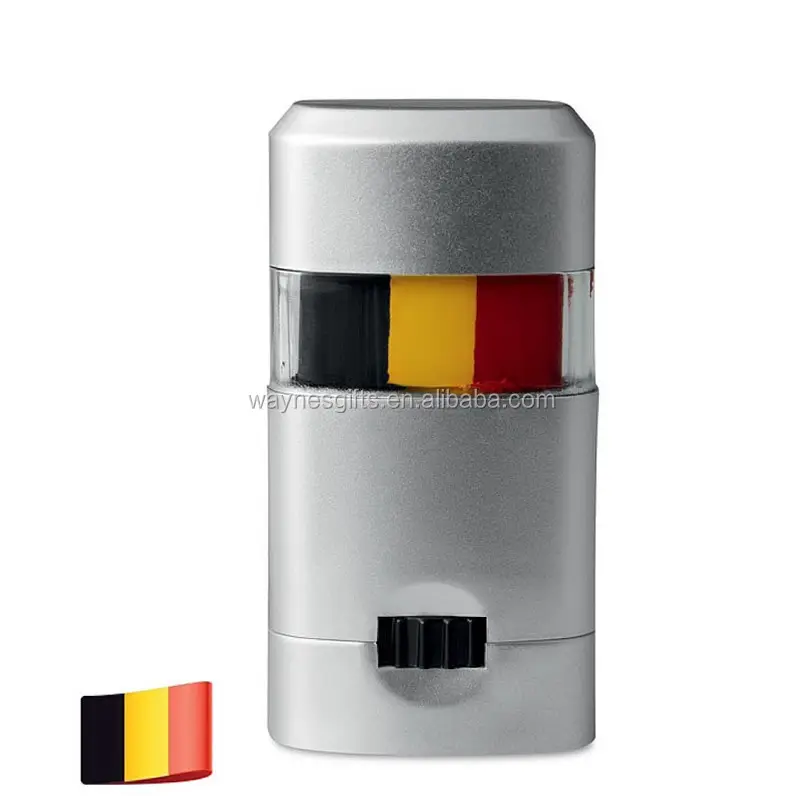 2018 Чемпионат мира по футболу на заказ нетоксичный Бельгия Футбол вентилятор краска для рисования флагов на лице Stick