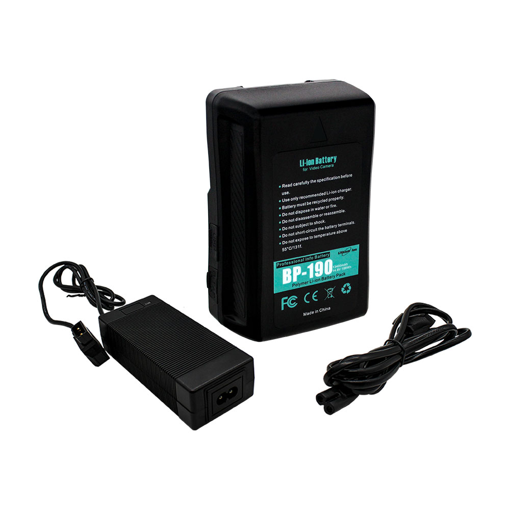 V-lock V-mount battery V Mount Lock Professional Camcorder battery bank 190WH 130wh 160wh