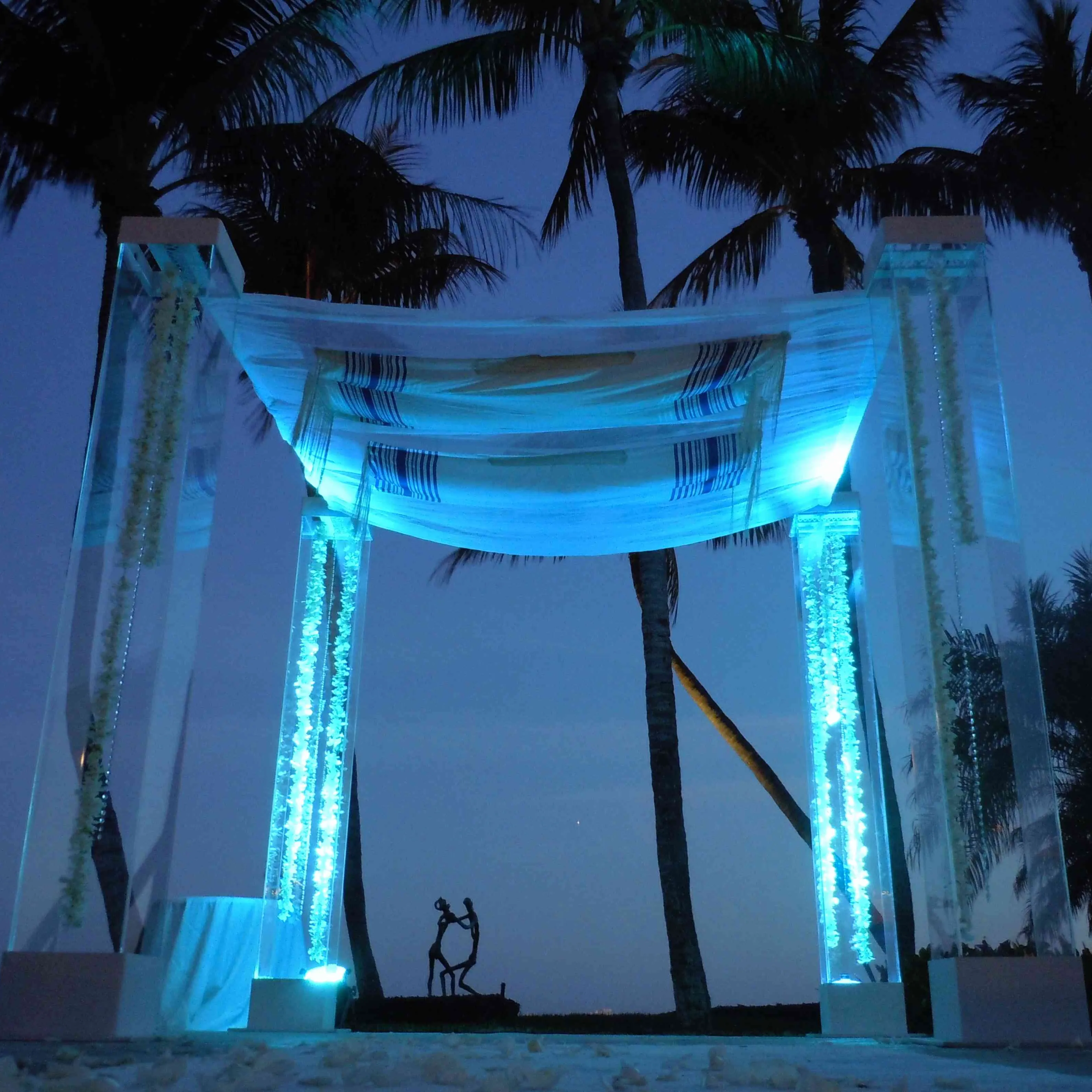 Transparent Acrylic Chuppah Huppah & Wedding Canopy Acrylic Arch Mandap ACRYLIC PLEXIGLASS WEDDING CHUPPAH CANOPY & ARCH