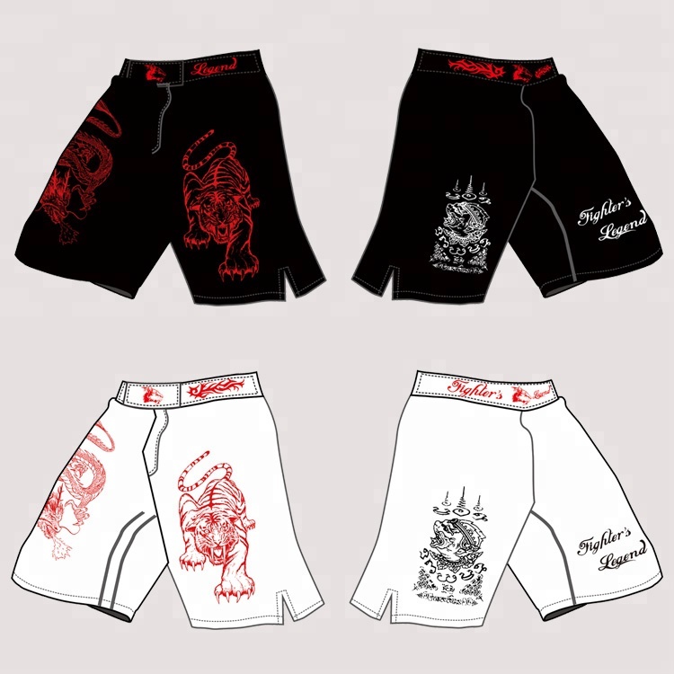 Короткие шорты для ММА-Муай Тай, BJJ, перекрестная тренировка, OCR, новые цвета