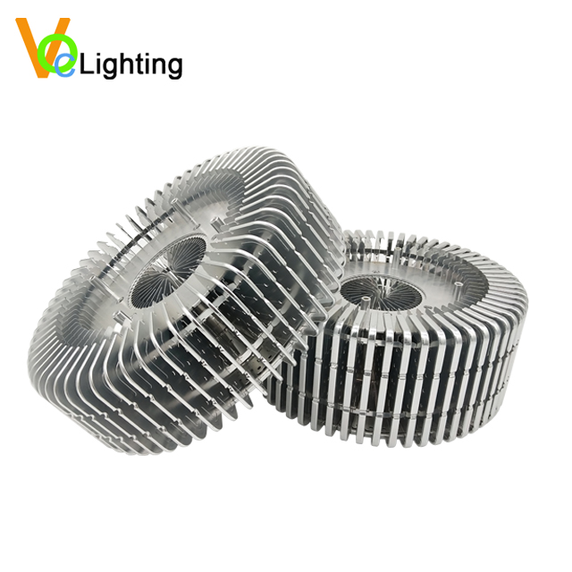 100-200 Вт радиатор для Highbay light/цилиндрический радиатор экструдированный алюминиевый радиатор