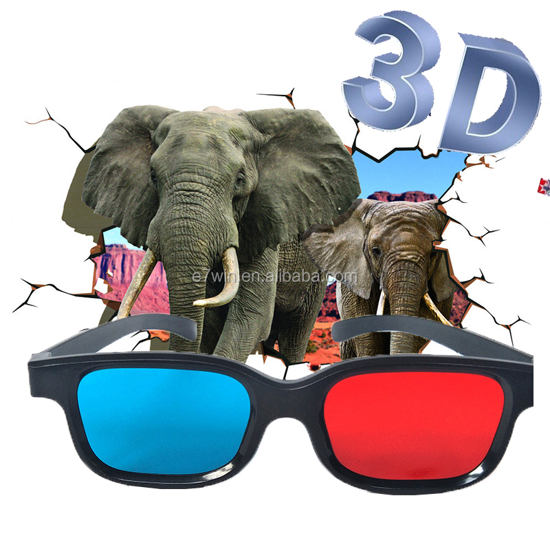 3D пассивный красные, синие очки для ТВ проектор