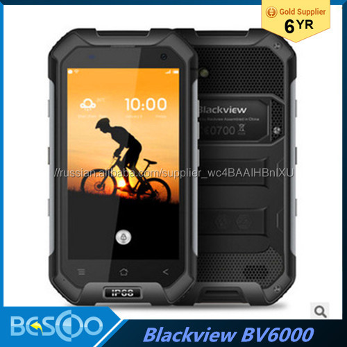 Blackview BV6000 Водонепроницаемый IP68 Мобильный Телефон 4.7'' 1280x720 HD MT6755 Octa Ядро Android 6.0 3gb RAM 32gb ROM 13MP