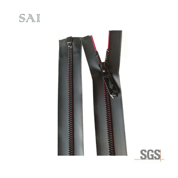 3# Close end hot-sale coat sports jackets usd Plastic waterproof zipper