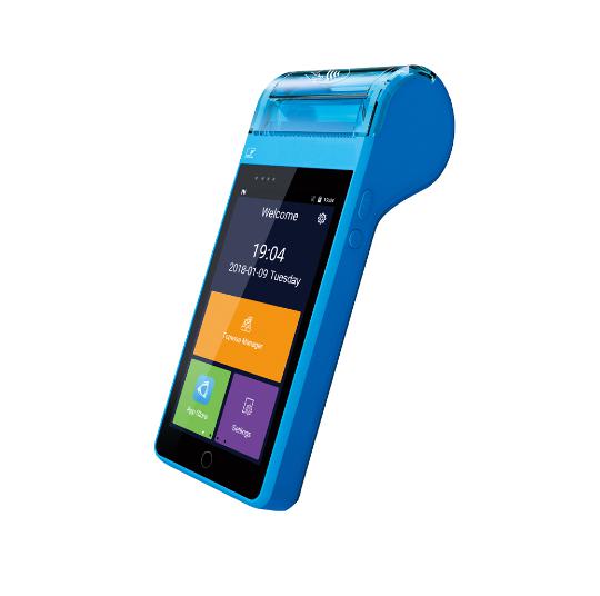 RUGLINE 4G Wi-Fi NFC qr-код сканер платежная система беспроводной Android Ручной POS машина с принтером