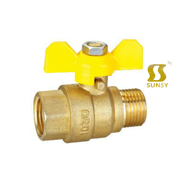 SS60201 латунный пластиковый шариковый клапан нового стиля PPR PE