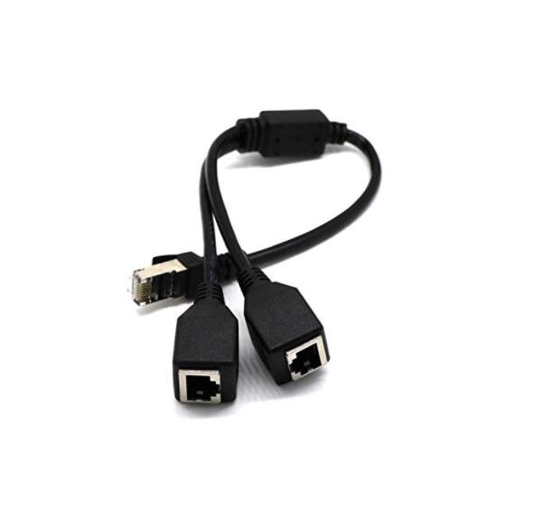 RJ45 Мужской сетевой Сплиттер LAN Ethernet сетевой штекер сплиттер удлинитель Кабель-адаптер