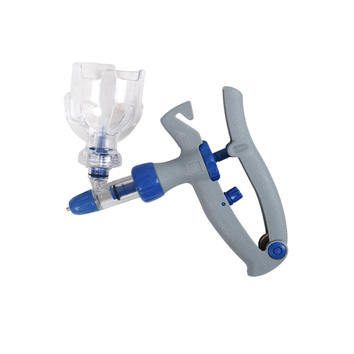 High Quality Veterinary Automatic Injector Syringe with Bottle Holder