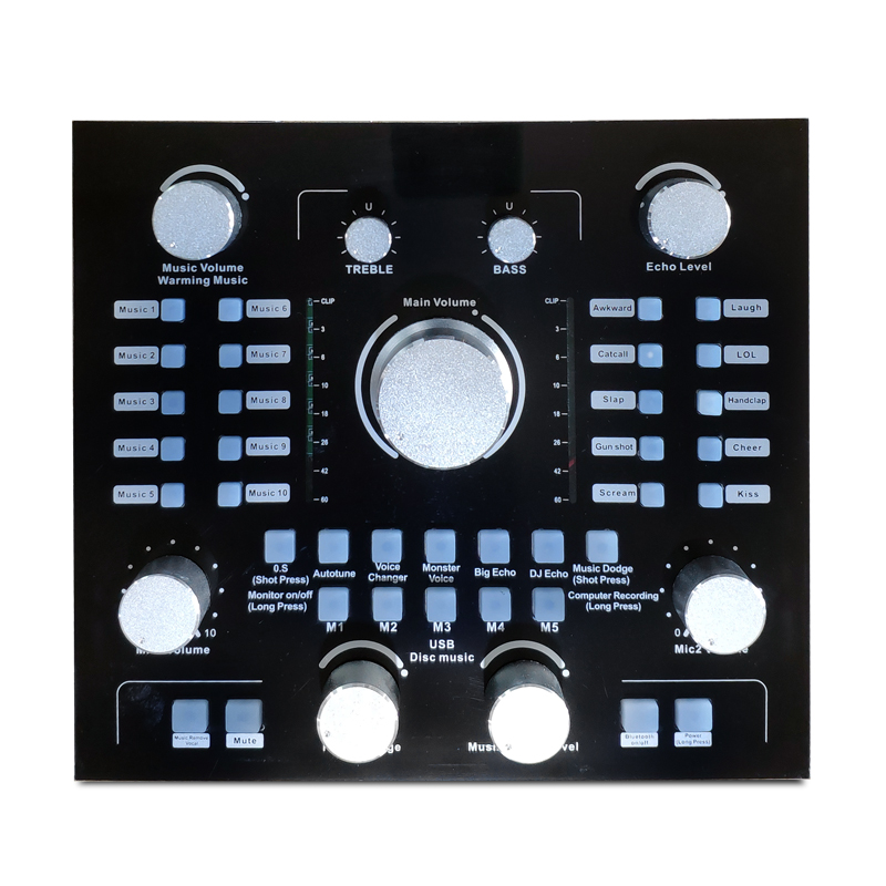 X600 отличное качество голосового аудио интерфейса с DJ микшером живой потоковой звуковой картой