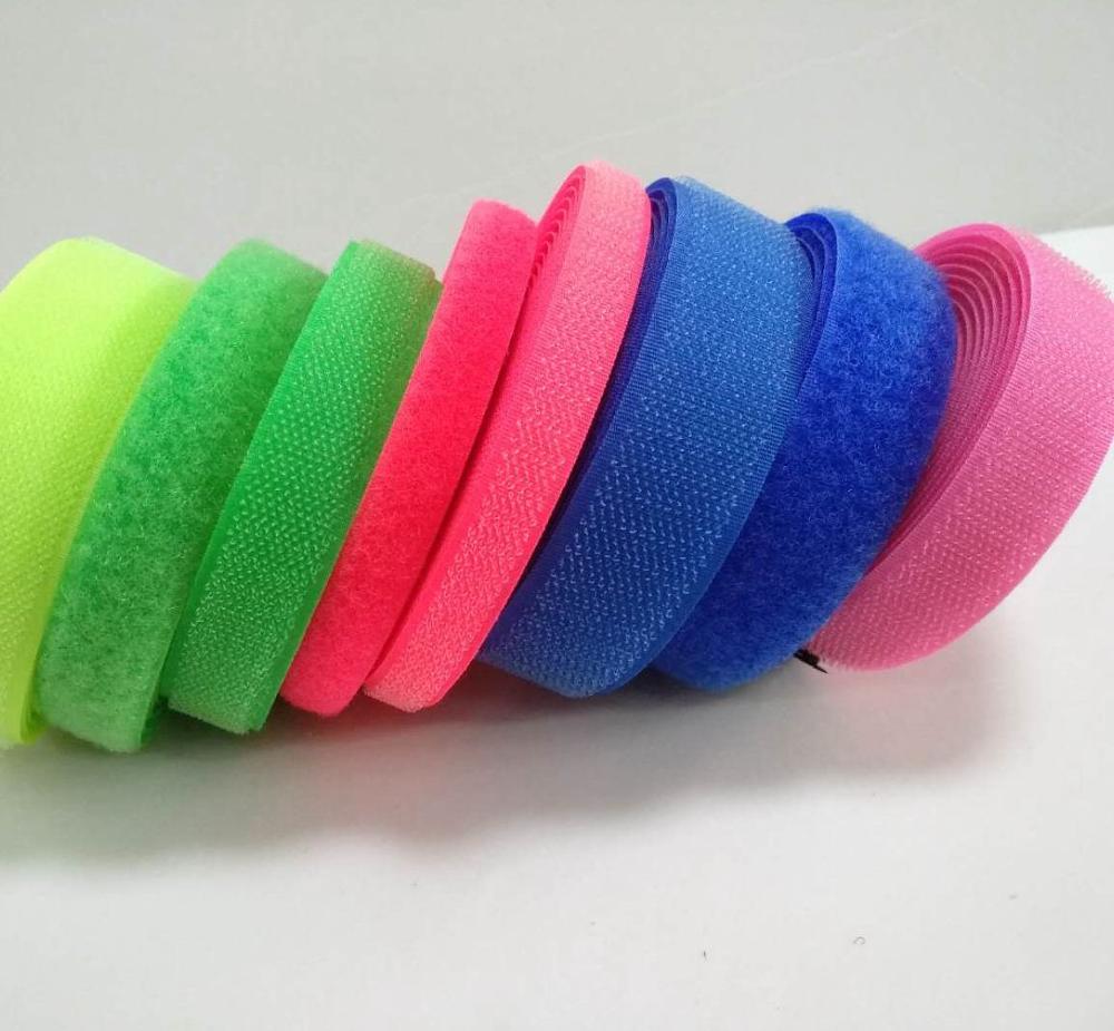self gripping hook and loop tape with sticky back