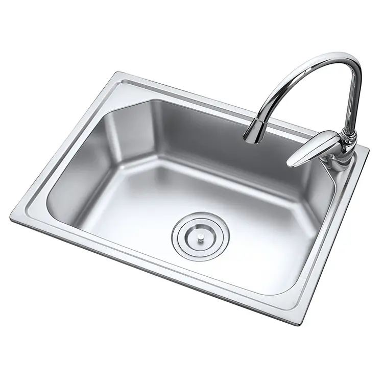 5238 stainless steel single bowl 304 kitchen sink