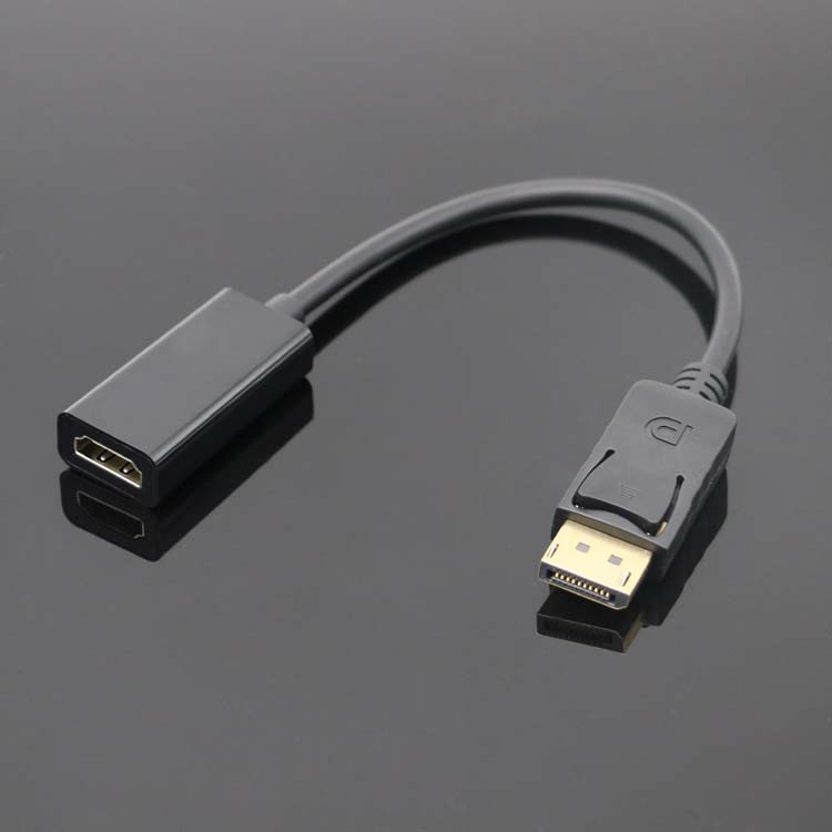 1080P Male To Female DP Displayport to HDMI Cable Display Port to 1080P HDMI Adapter Converter For HP/DELL Laptop PC Projector