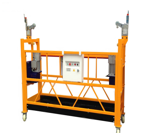 Suspended lift platform electric swing stage cradle