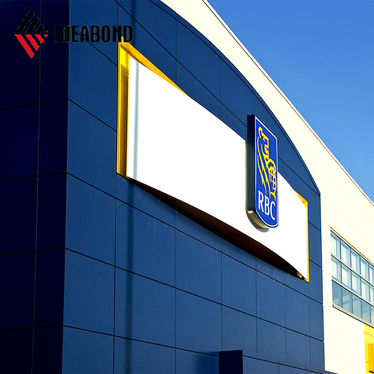 IDEABOND предварительно окрашенные панели для занавески алюминиевые панели